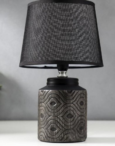 Светильник настольный 220В Е14 40Вт Черный фото Светильник настольный 220В Е14 40Вт Черный картинка